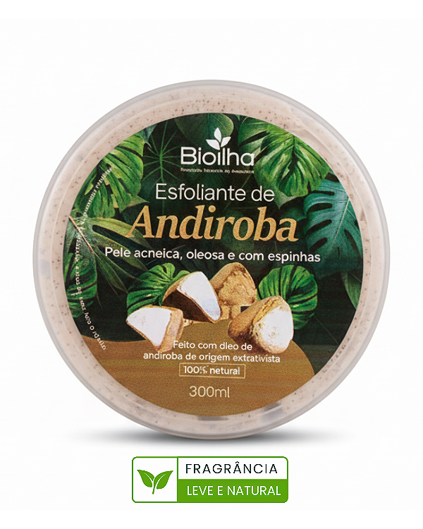Bioesfoliante Corporal e Facial de Andiroba 300ml (Andiroba Body & Facial Bio-Exfoliant 300ml)