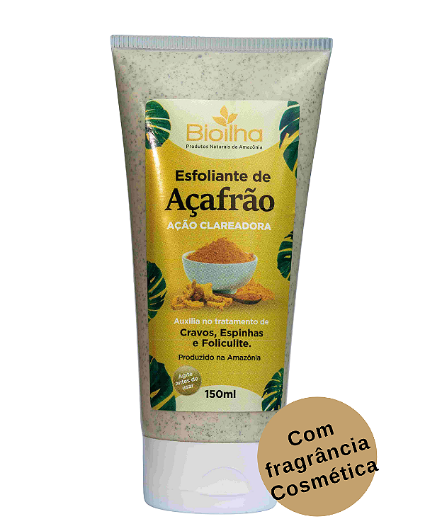 Esfoliante Corporal e Facial de Açafrão 150ml