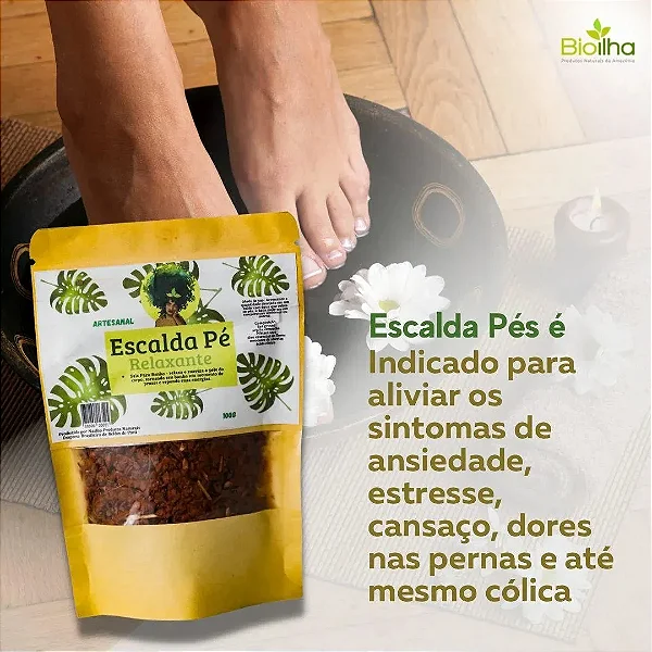 Escalda-pés Aromático e Relaxante 100G