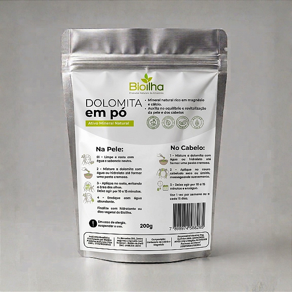 Dolomita em Pó 200g (Dolomite Powder 200g)