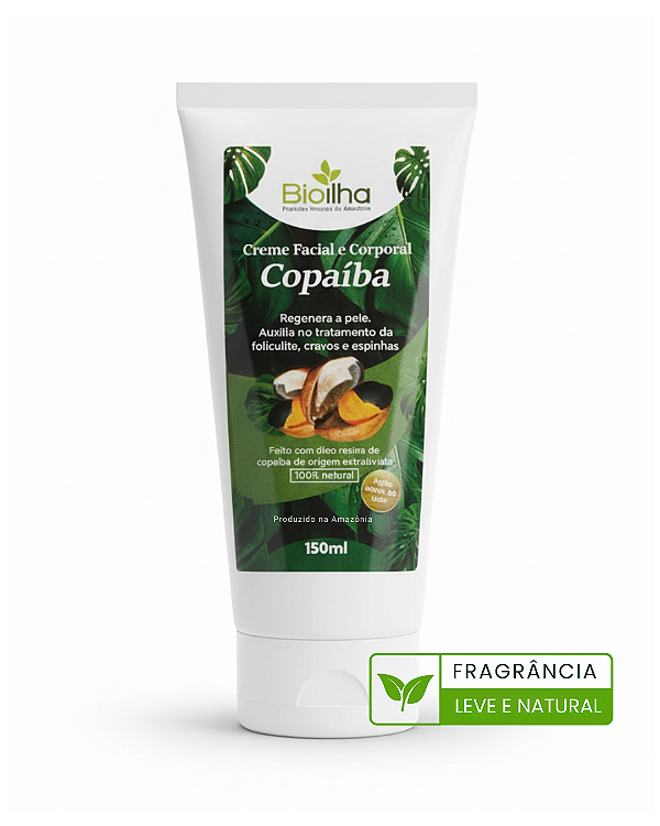 Creme Corporal e Facial de Copaíba 150ml (Copaiba Body & Facial Cream 150ml)