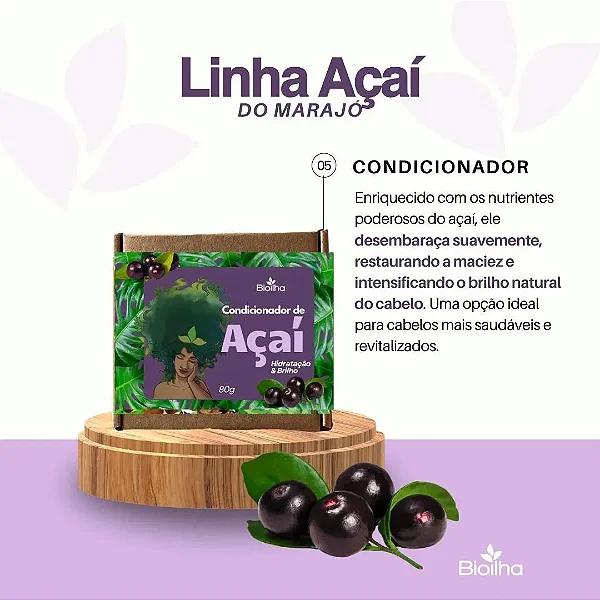 Condicionador Sólido de Açaí 50g