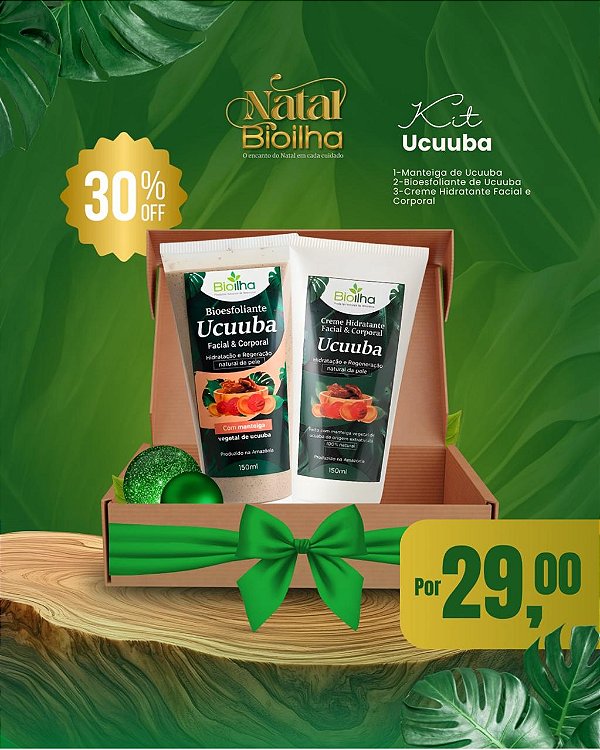 Kit Hidratante & Esfoliante de Ucuuba