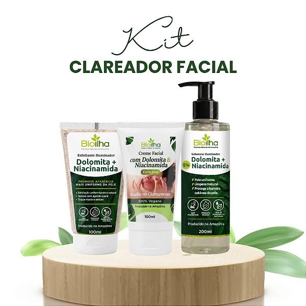 Kit Clareador Facial – Bioilha