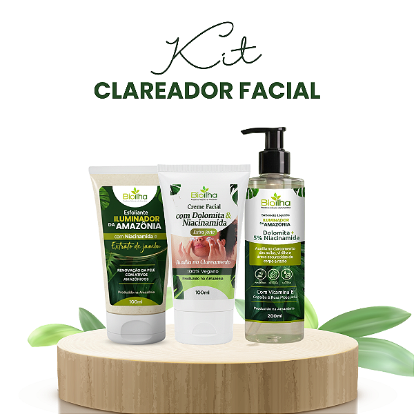 Kit Clareador Facial – Bioilha