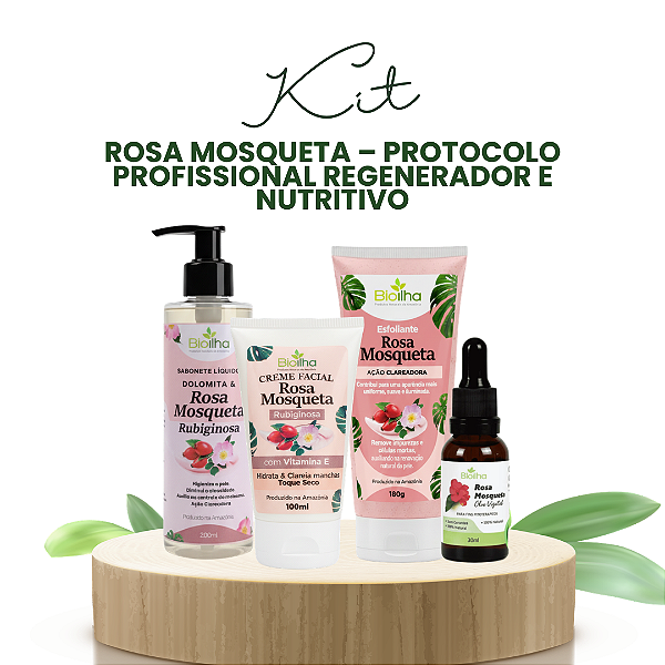 Rosa Mosqueta – Protocolo Profissional Regenerador e Nutritivo