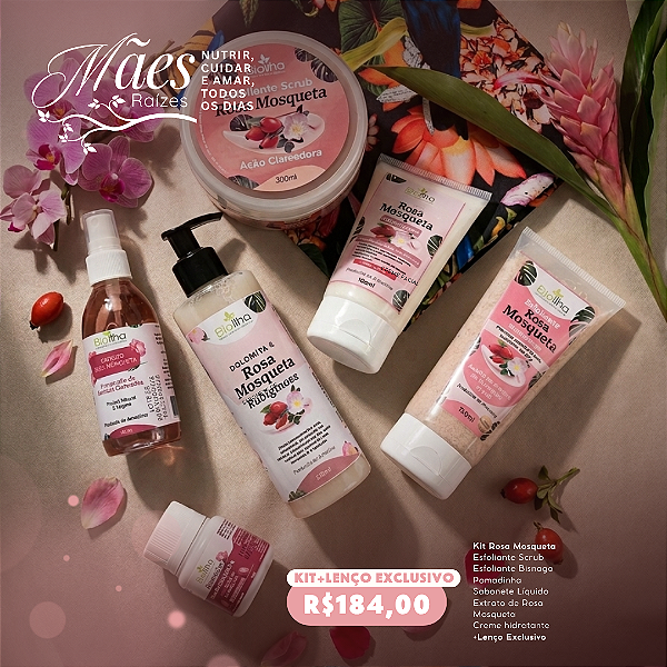 Kit Especial Dia das Mães – Rosa Mosqueta | Bioilha 🌷