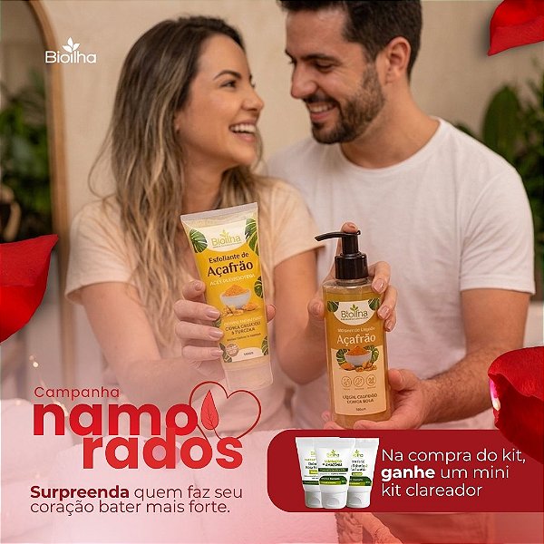 💛 Kit Dia dos Namorados Bioilha – Açafrão 💛