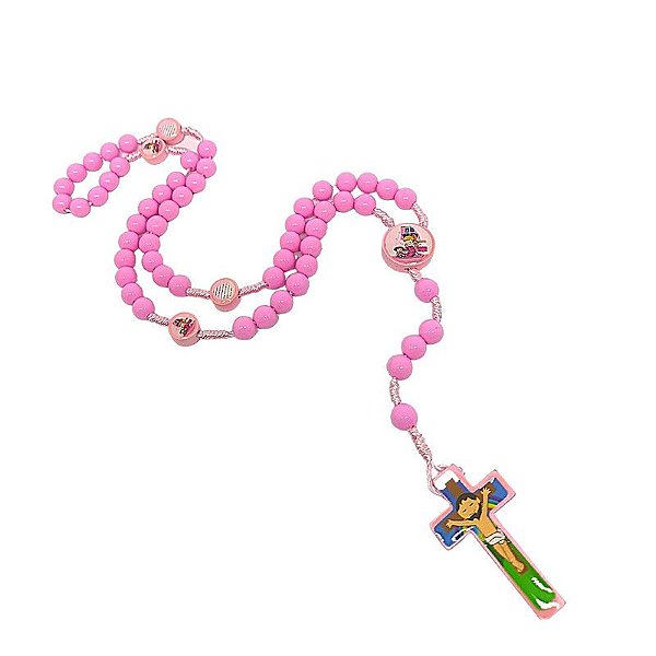 Terço Para Crianças Colorido de Nossa Senhora