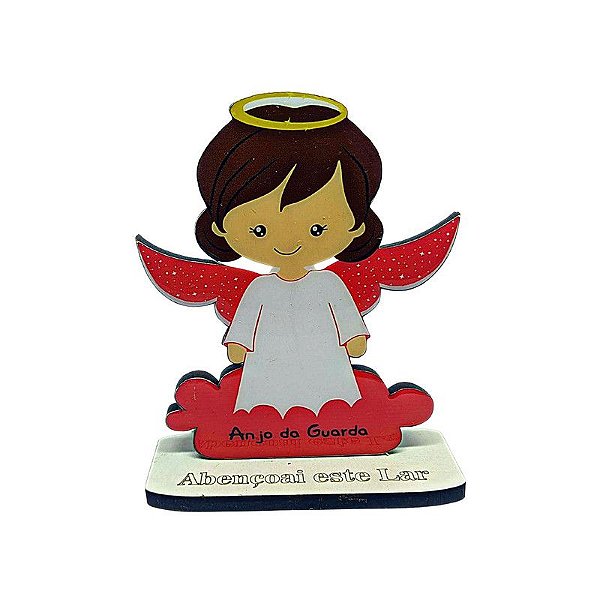 Anjo Da Guarda MDF Baby De Mesa 13cm