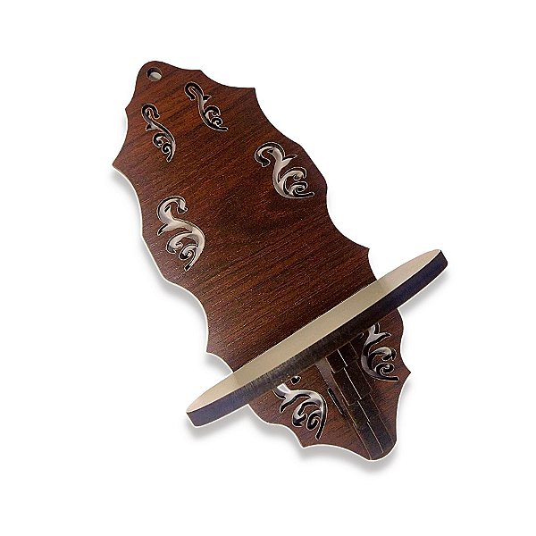 Oratório De Madeira 42cm Para Santos até 27cm