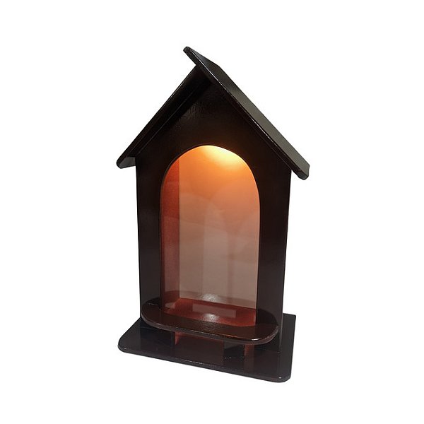 Capela 21cm Para imagens Até 12cm Com Luz