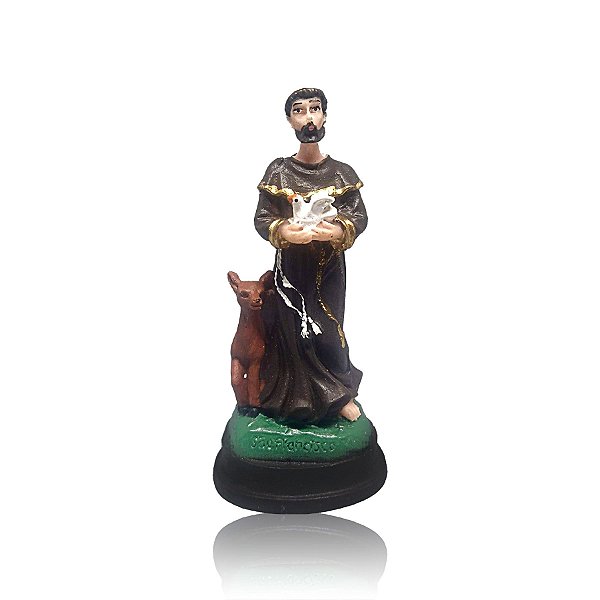 São Francisco de Assis Resina 9,5cm
