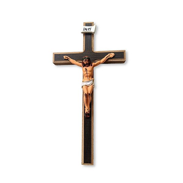 Cruz De Madeira De Pendurar Parede 24,5cm