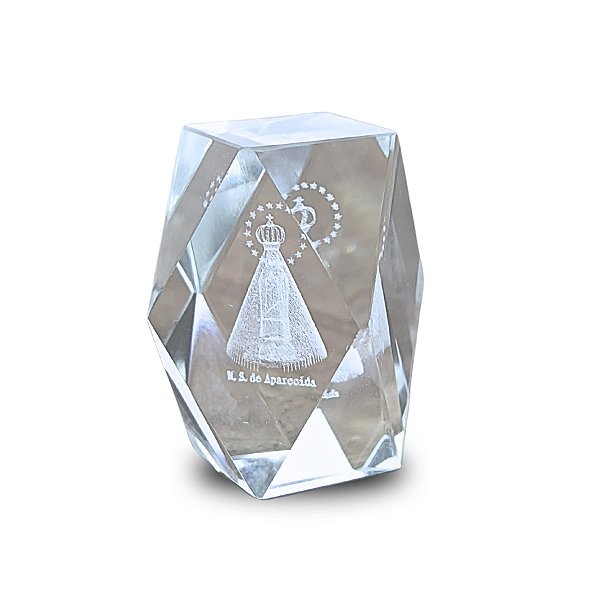 Mini Cristal De Nossa Senhora Aparecida 2,5cm