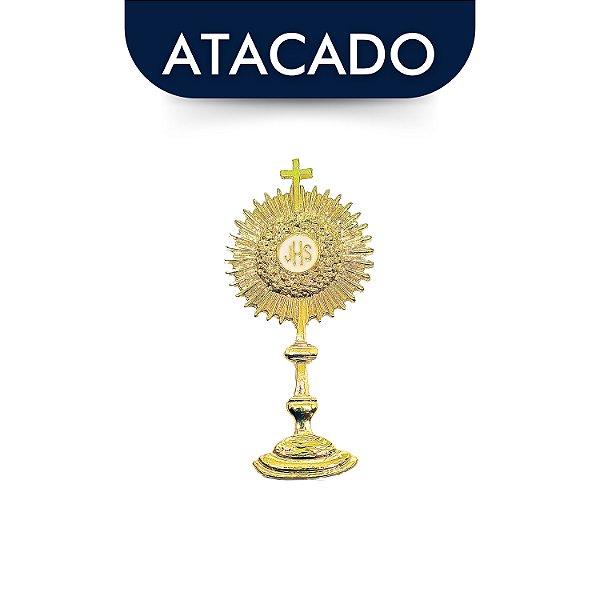 Mini Broche Ostensório JHS 7cm Atacado