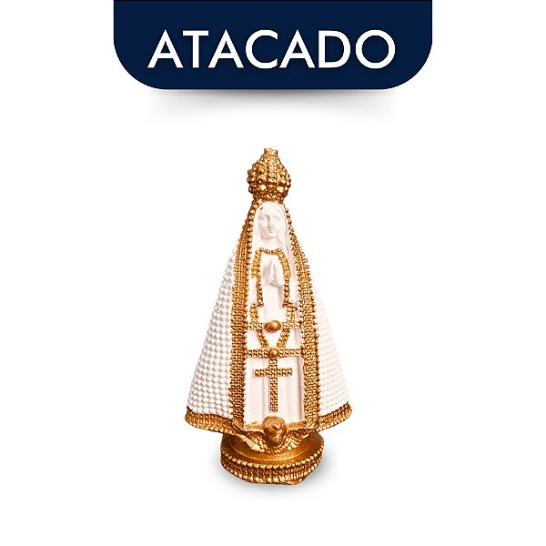 Nossa Senhora Aparecida 15cm Branca Atacado
