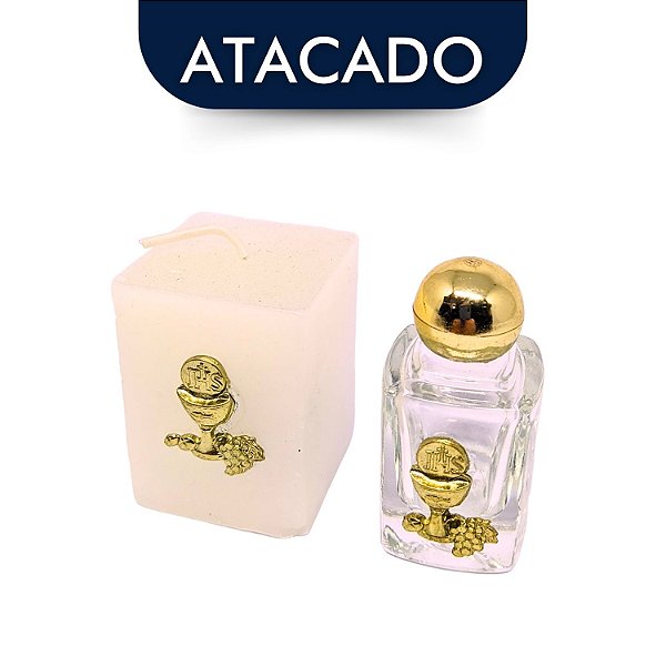 Kit Vela e Água Benta Cálice Atacado