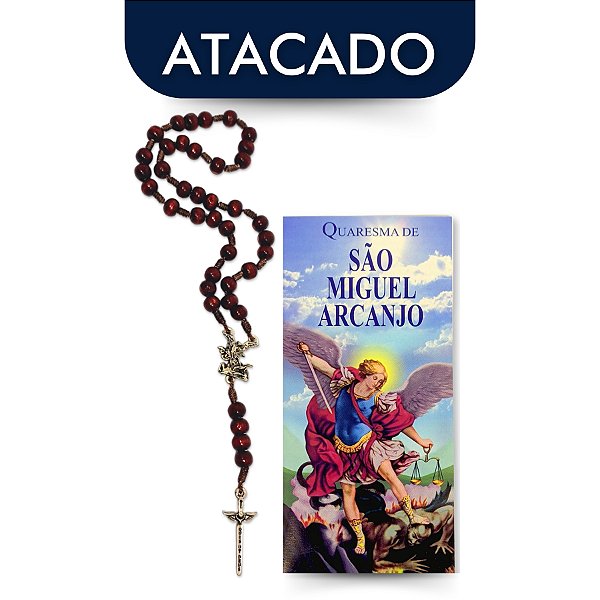 Terço São Miguel Arcanjo Cruz Combate Atacado