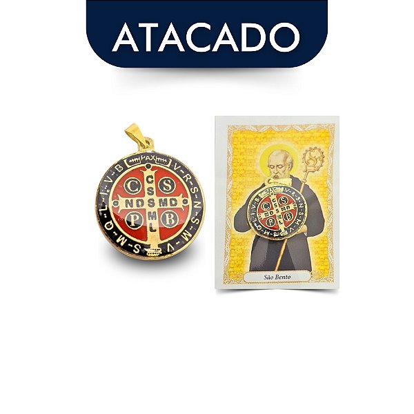 Medalha De São Bento 2,8cm Atacado