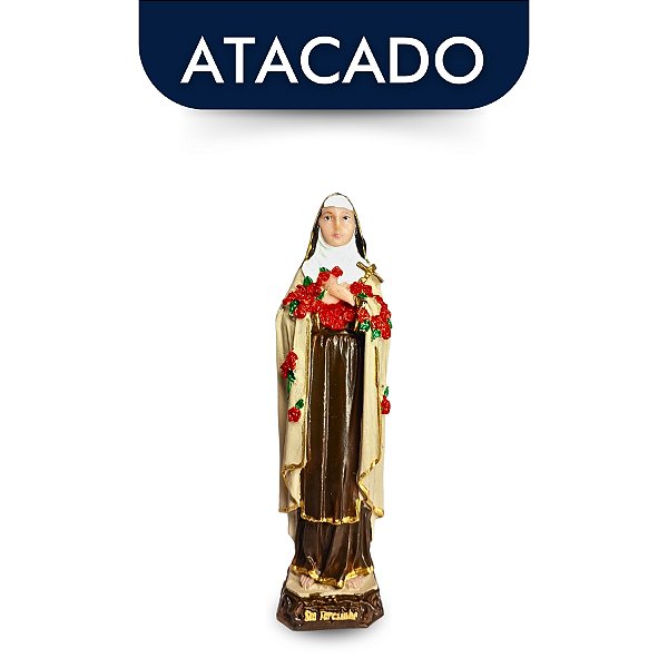 Santa Terezinha Resina 15cm Atacado