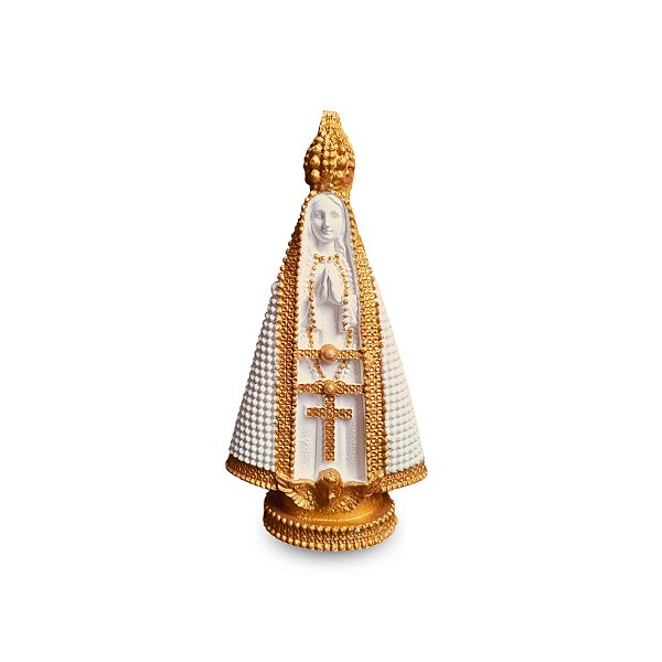 Nossa Senhora Aparecida Pérola Falsa 20cm