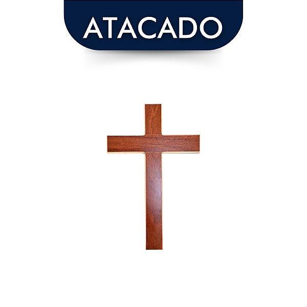Crucifixo De Parede Sem Cristo 30cm Atacado