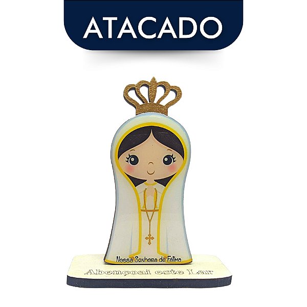 Nossa Senhora De Fátima Bebê 13cm Atacado
