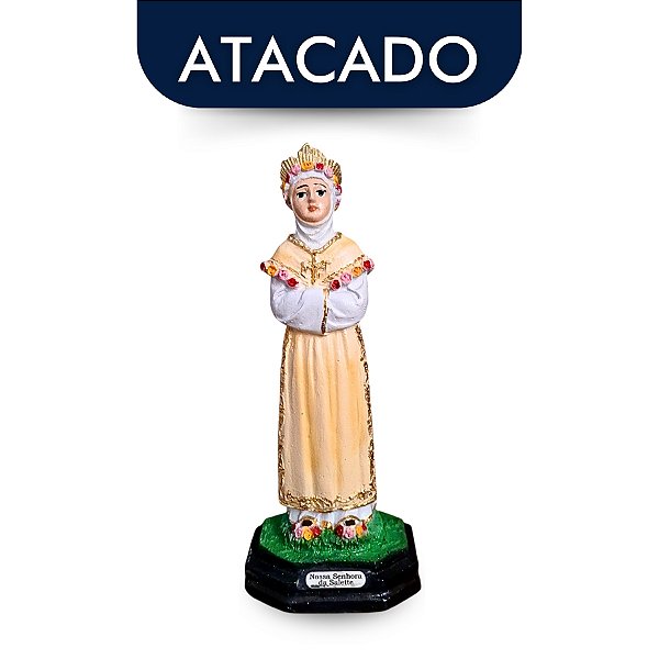 Nossa Senhora Da Salete Resina 15cm Atacado