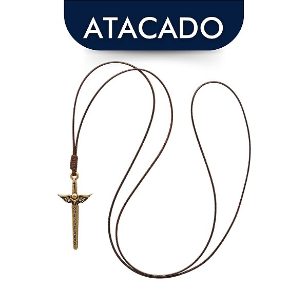Colar Espada De São Miguel Arcanjo Atacado