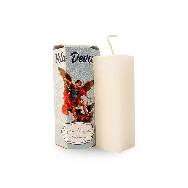 Vela De São Miguel Arcanjo Perfumada Com Oração