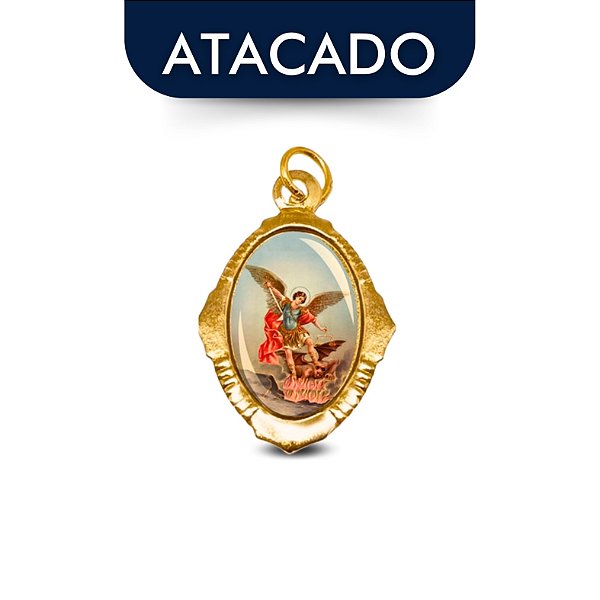 Medalha De São Miguel Arcanjo 2cm Atacado