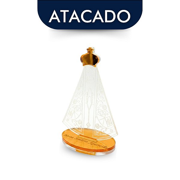 Mini Nossa Senhora Aparecida 6,5cm Atacado