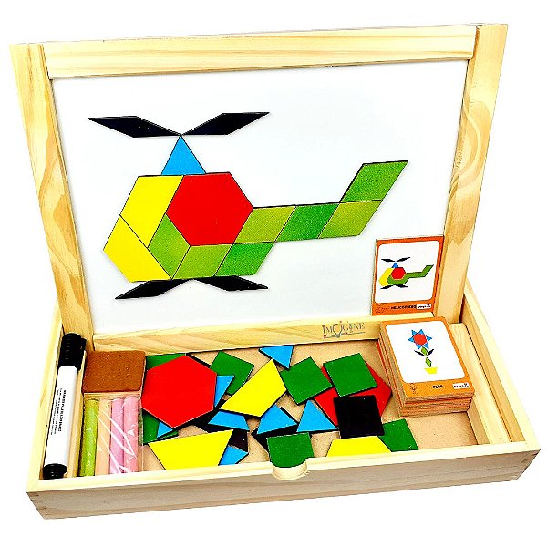 Lousa Magnética Infantil Artista Brinquedo Educativo Madeira