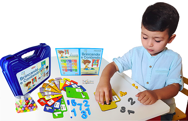 Maleta Aprendizagem Brinquedo Educativo Brincando E Contanto