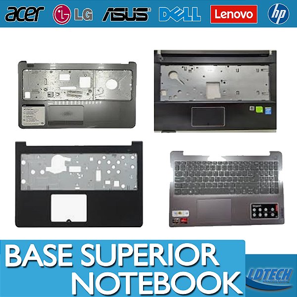 Base Superior para Notebook - Modelos Com e Sem Teclado
