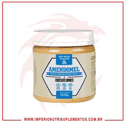 Pasta de Amendoim AmendoMel Chocolate Branco (1010g)