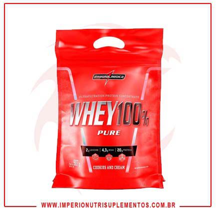 Whey 100% Pure 907g Integralmedica - INTEGRALMÉDICA - COOKIES