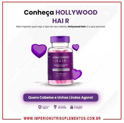 HOLLYWOOD  HAIR - 30 CÁPSULAS
