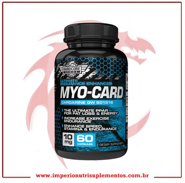 CARDARINE HARD CORE SERIES 10 MG 60 CAPS -  MYO-CARD