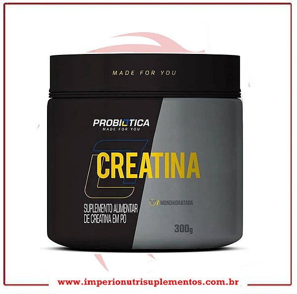 Creatina Monohidratada 100% Pura 300g - Probiótica