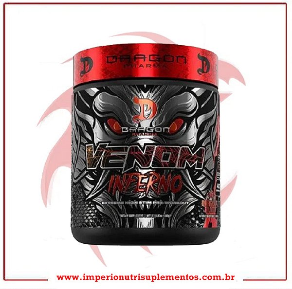 VENOM INFERNO PRÉ TREINO DRAGON PHARMA 280G