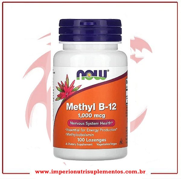 Methyl B-12 1000mcg 100 Caps Now Foods
