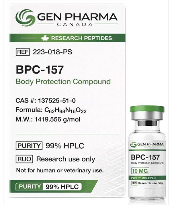 BPC-157 10mg - Cicatrização Rápida e Reparação de Lesões (Genpharma)