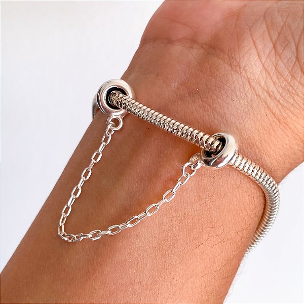 Trava de segurança tradicional banhado a prata