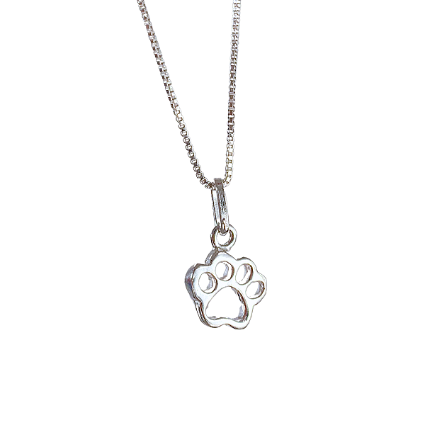 Pingente avulso mini patinha prata 925