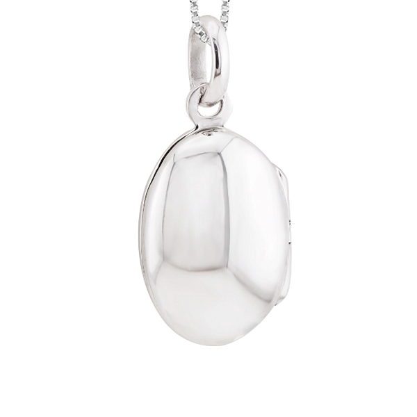 Pingente avulso relicário oval liso prata 925 [com foto]
