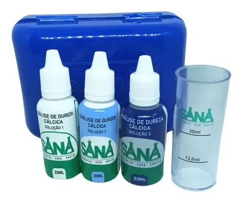 Kit Estojo Teste Dureza Cálcica