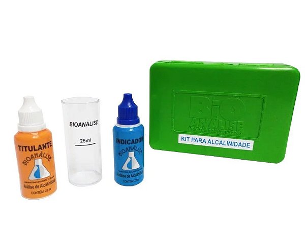 Kit Estojo Teste de Alcalinidade