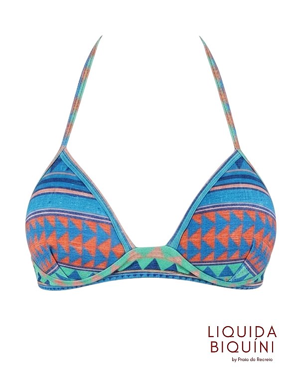 Biquíni de bojo com base Estampa Geométrica
